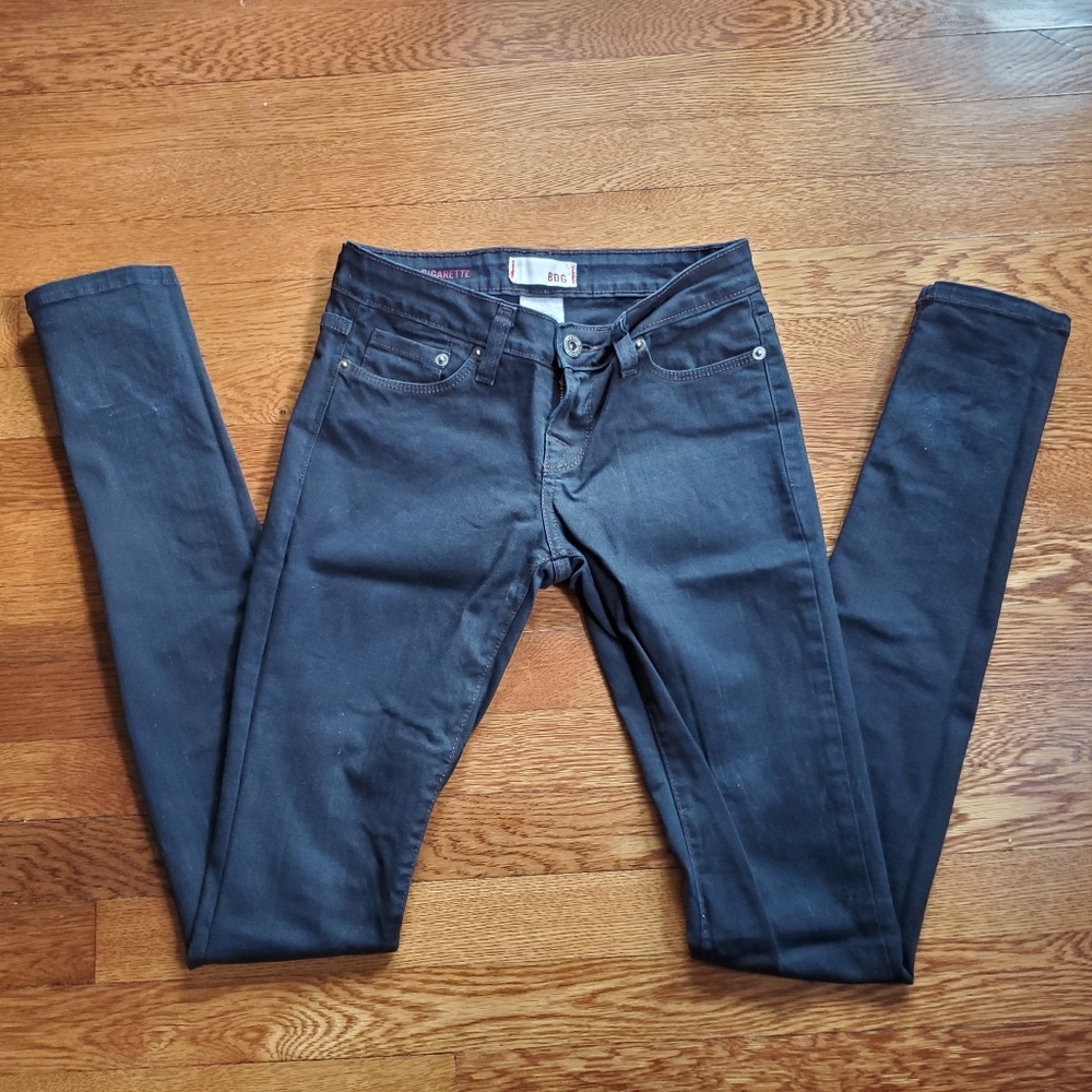 BDG Black Cigarette Jeans size 24